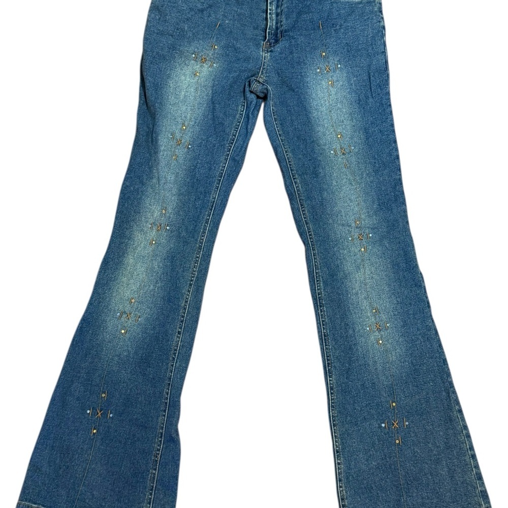 Hydraulic Women’s Bootcut Jeans | Size 9/10 | Embellished Stretch Denim - Picture 9 of 11